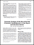 Traumatic Prolapse of the Buccal Fat Pad